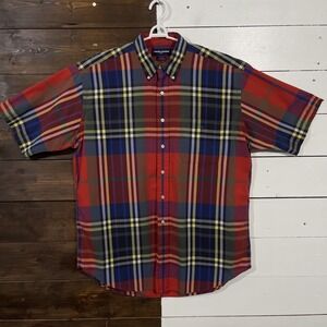 Ralph Lauren Golf Plaid Tilden Short Sleeve Button Up